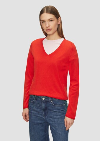 s.Oliver Pullover in Rot: Vorderseite