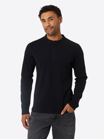 BRAVE SOUL Shirt in Zwart: voorkant