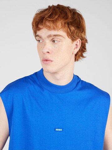 HUGO - Camisa 'Navertz' em azul