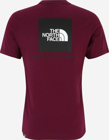 THE NORTH FACE Regular fit Funkcionalna majica 'Red Box' | vijolična barva