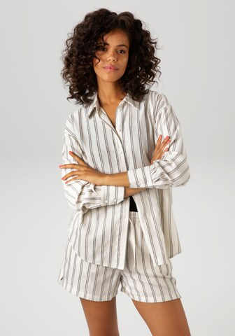 Aniston CASUAL Blouse in White: front