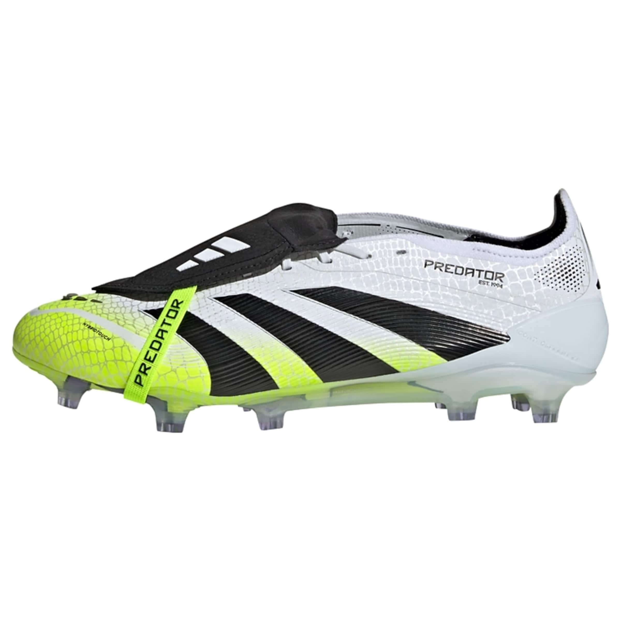 ADIDAS PERFORMANCE Chaussure de foot 'Predator Elite' en vert clair / noir / blanc, Vue avec produit