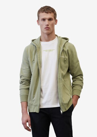 Marc O'Polo Sweatjacke in Grün: predná strana