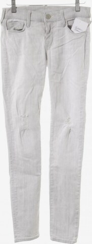 True Religion Skinny Jeans 24-25 in Grau: predná strana