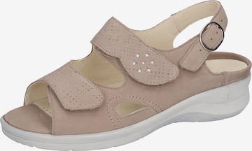 WALDLÄUFER Sandale in Beige: Vorderseite