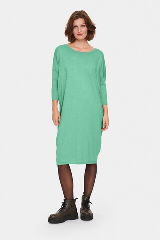 SAINT TROPEZ Knit dress 'Mila' in Green