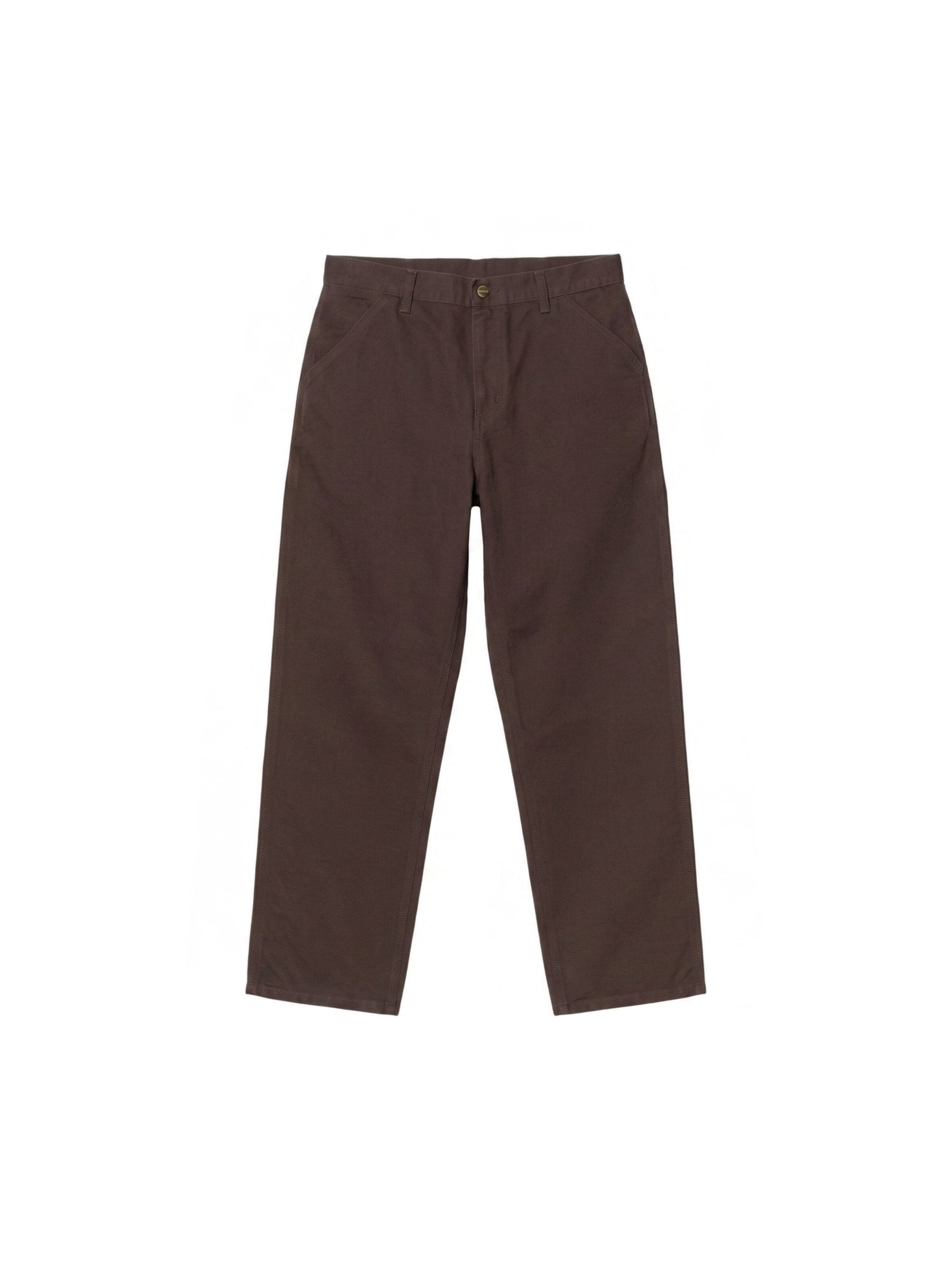 Carhartt WIP Hose 'Single Knee Pant Tobacco rinsed'‌‌ in 28 in braun, Produktansicht