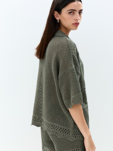Chemisier Pull&Bear en vert