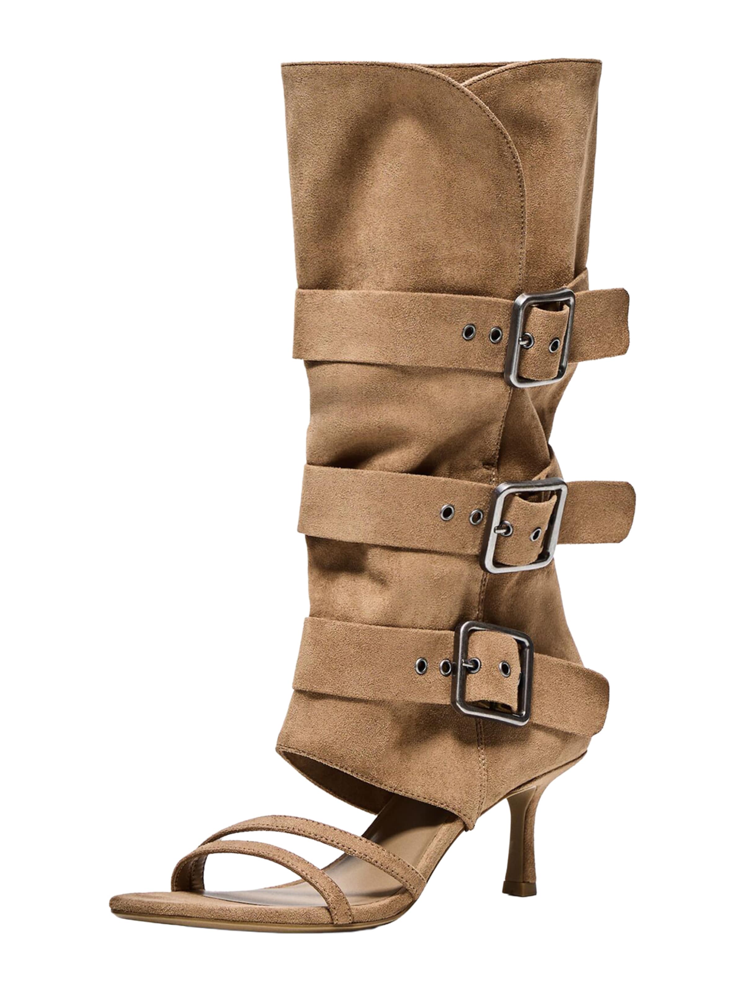 Bershka Sandale veličine 36 u boja devine dlake (camel), Pregled proizvoda