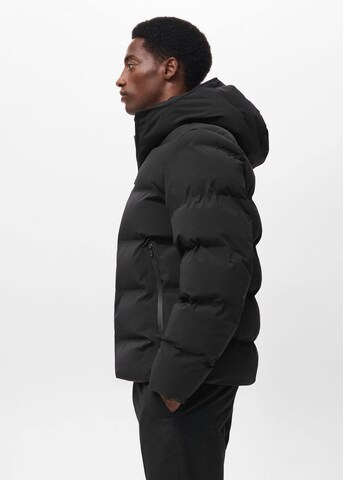 MANGO MAN Winter Jacket 'Coli' in Black