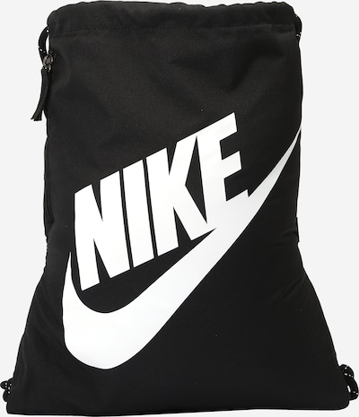Ghiozdan sac 'Heritage' Nike Sportswear pe negru / alb, Vizualizare produs
