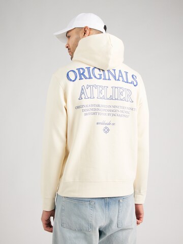 JACK & JONES Sweatshirt 'JWHSANTORINI' in Beige: Vorderseite