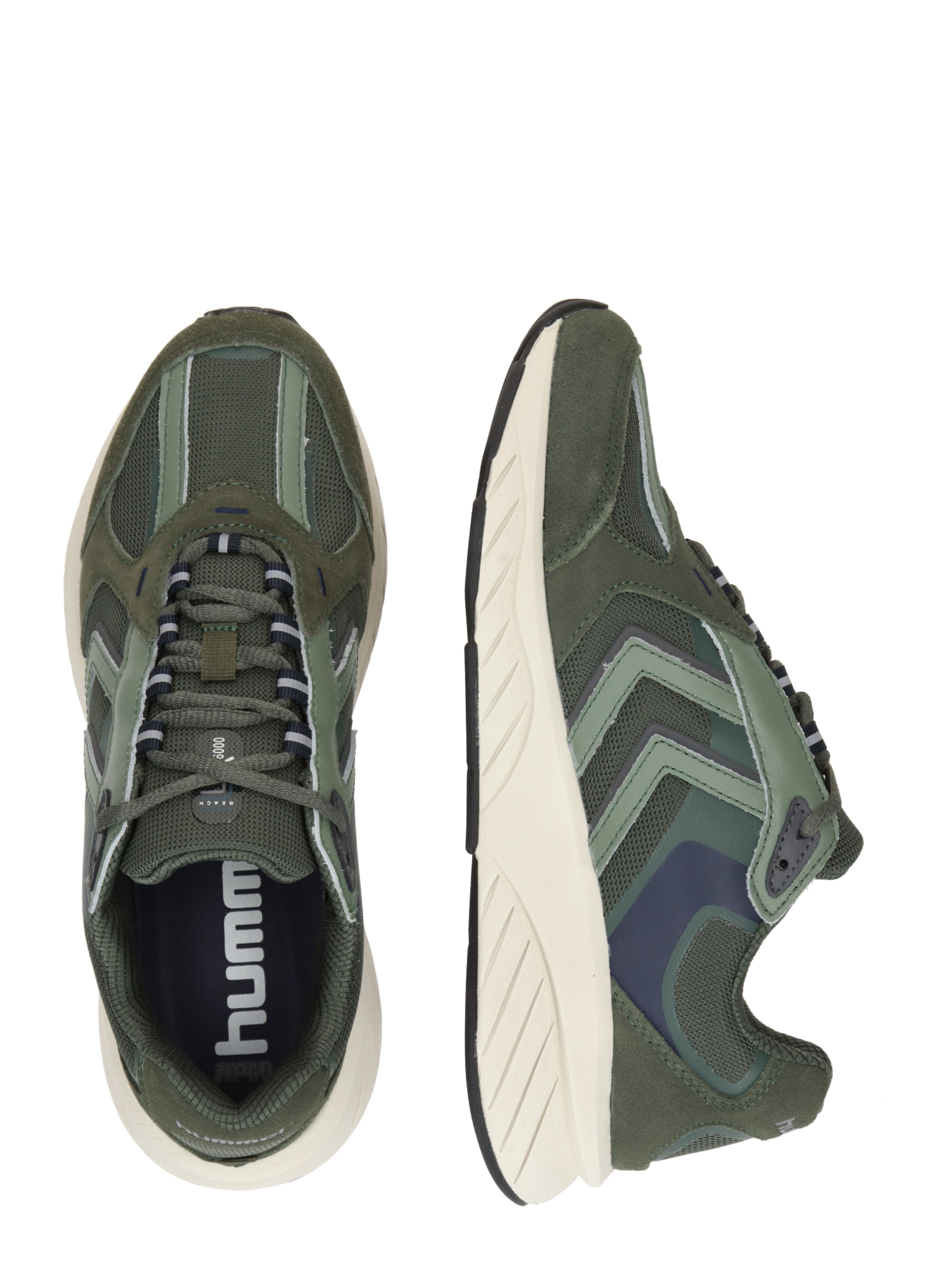 Hummel Σνίκερ χαμηλό 'Reach LX 6000 Urban' σε πράσινο