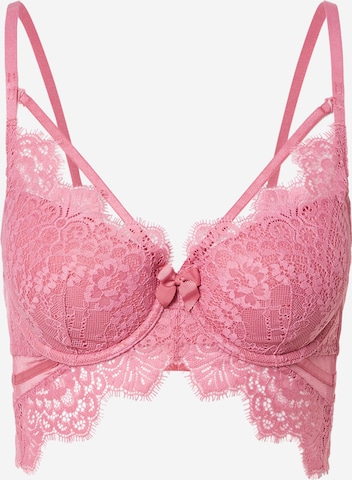 ABOUT YOU x hunkemöller Trikó Melltartó 'Marilee' - rózsaszín: elől