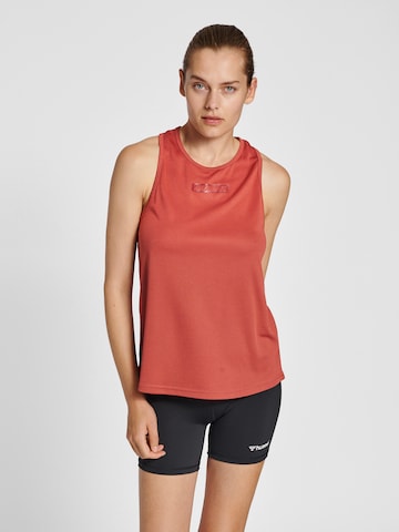 Hummel Sports Top 'Tola' in Red: front