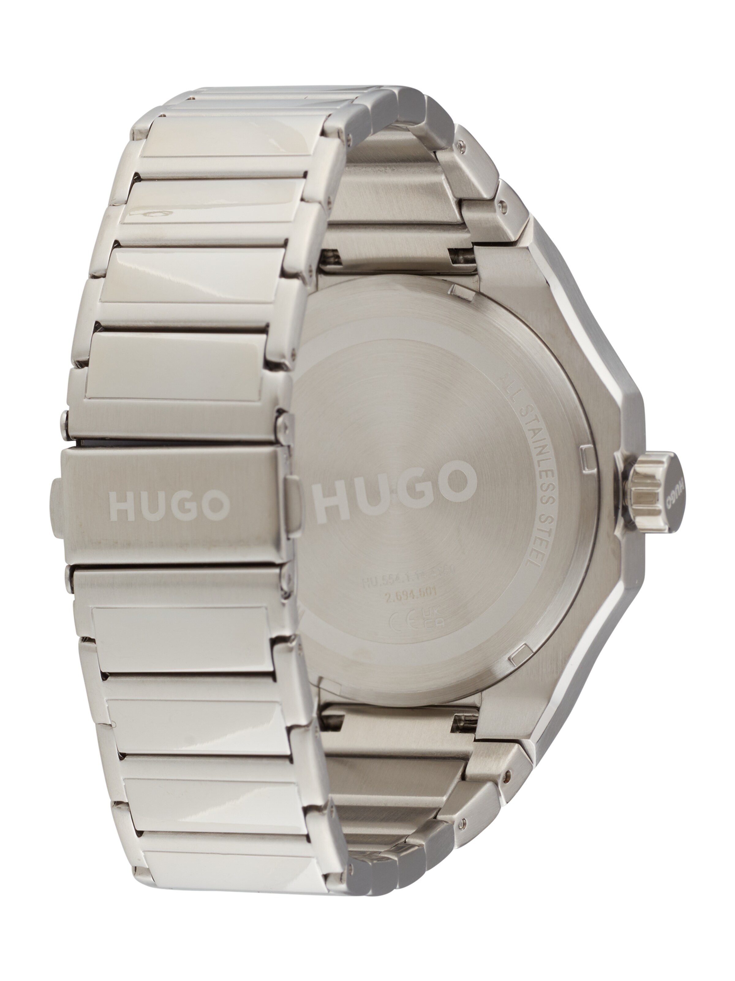 HUGO Αναλογικό ρολόι 'GRAIL SPORT' σε ασημί