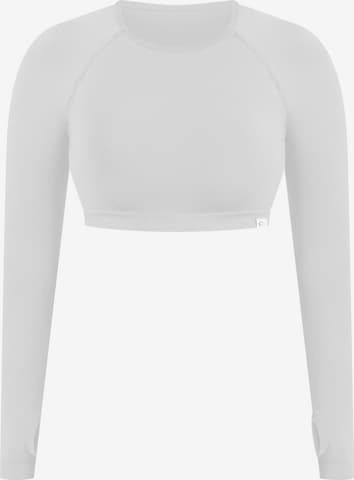 Smilodox Shirt 'Linnea' in Wit: voorkant