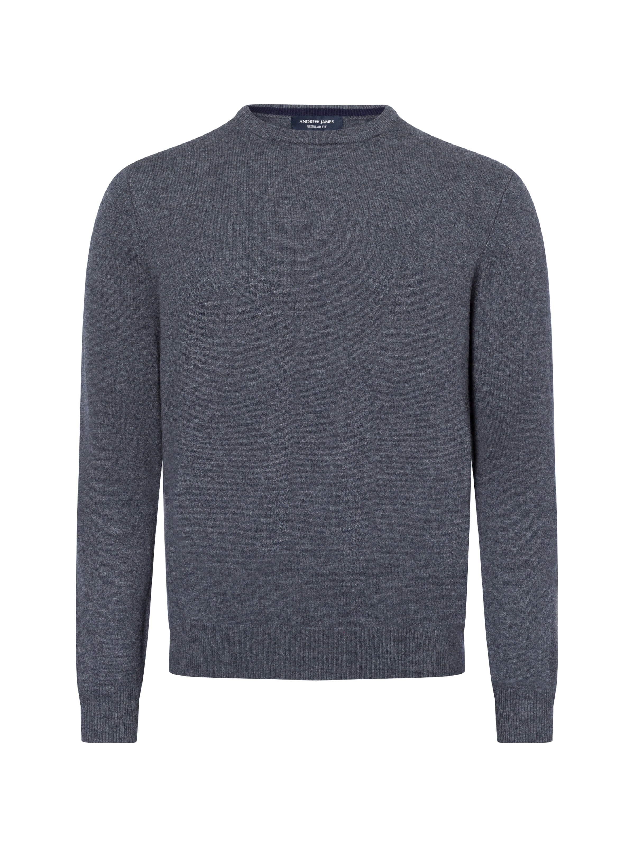 Andrew James Pure Cashmere Pullover in Schwarz: Vorderseite