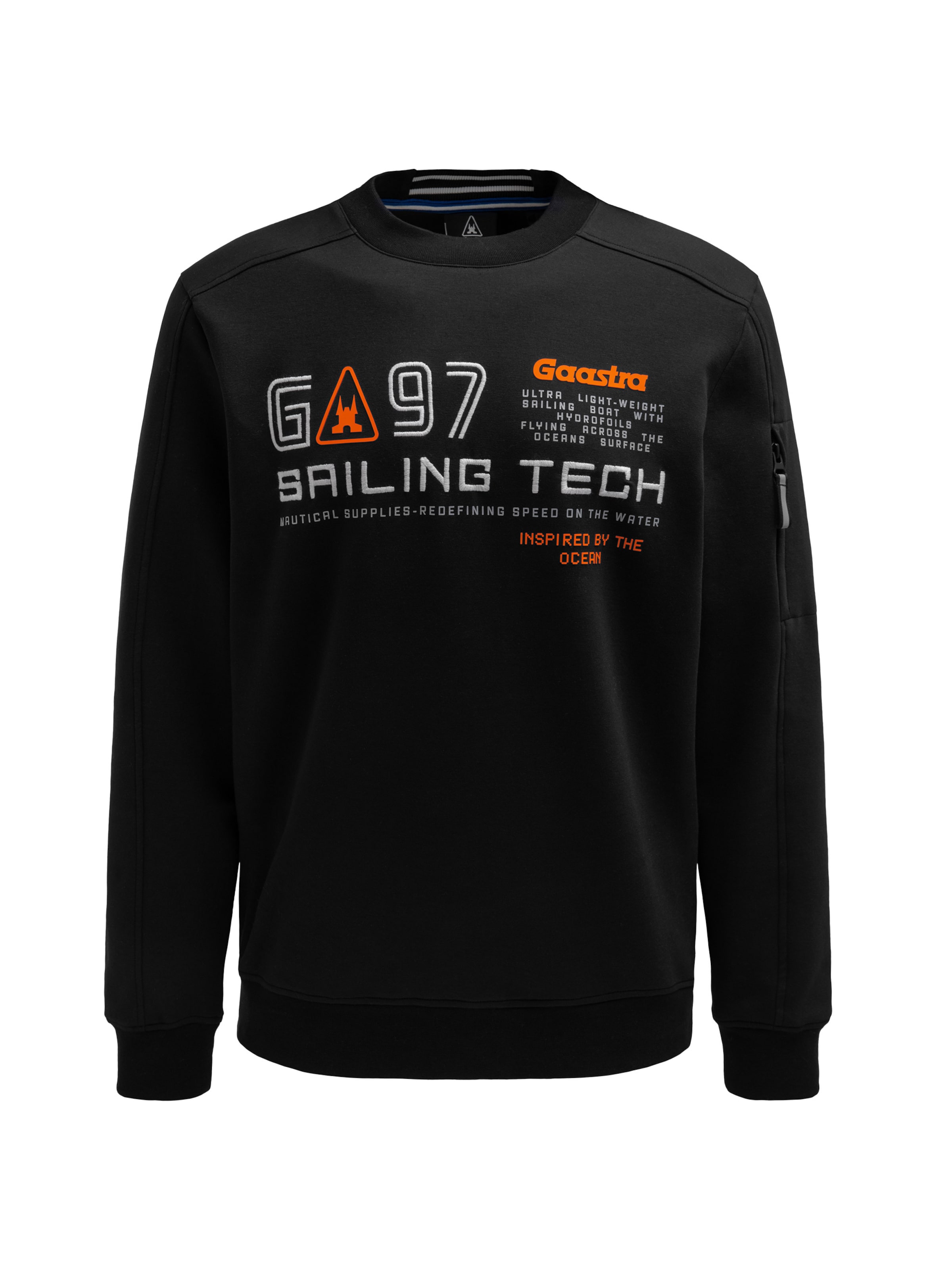Gaastra Sweatshirt in Black: front