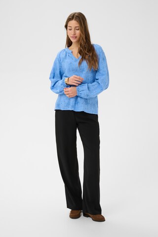 Cream Blouse 'Gem' in Blau