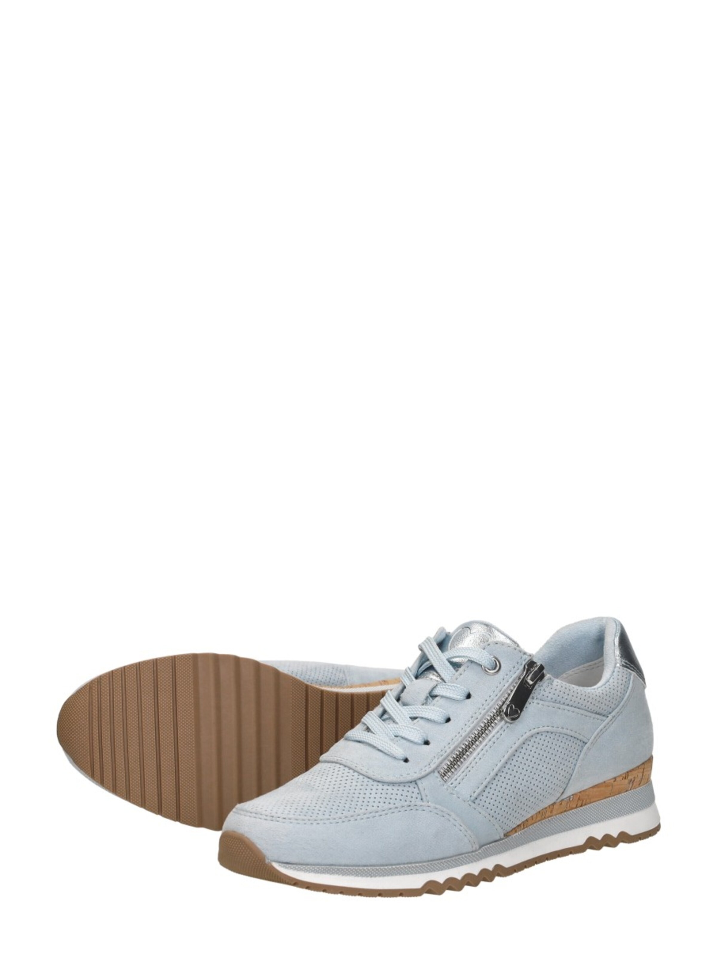 MARCO TOZZI Platform trainers 'Sneakers Laag' in Blue