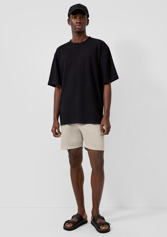 QS Regular Shorts in Beige