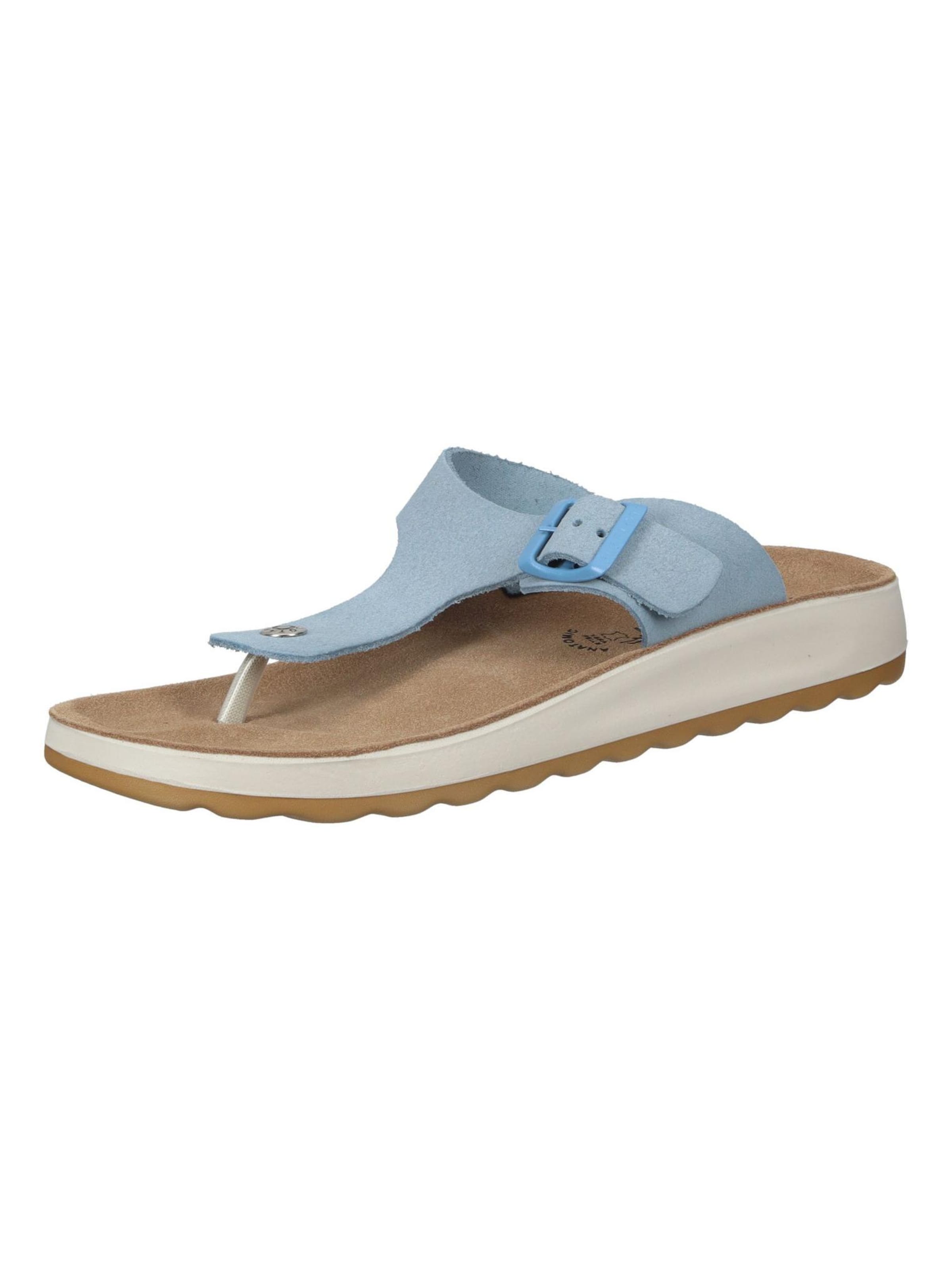 FLY FLOT Mules 'Pantoletten' in Blue: front