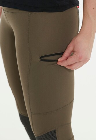 Whistler Regular Workout Pants 'Millie' in Green