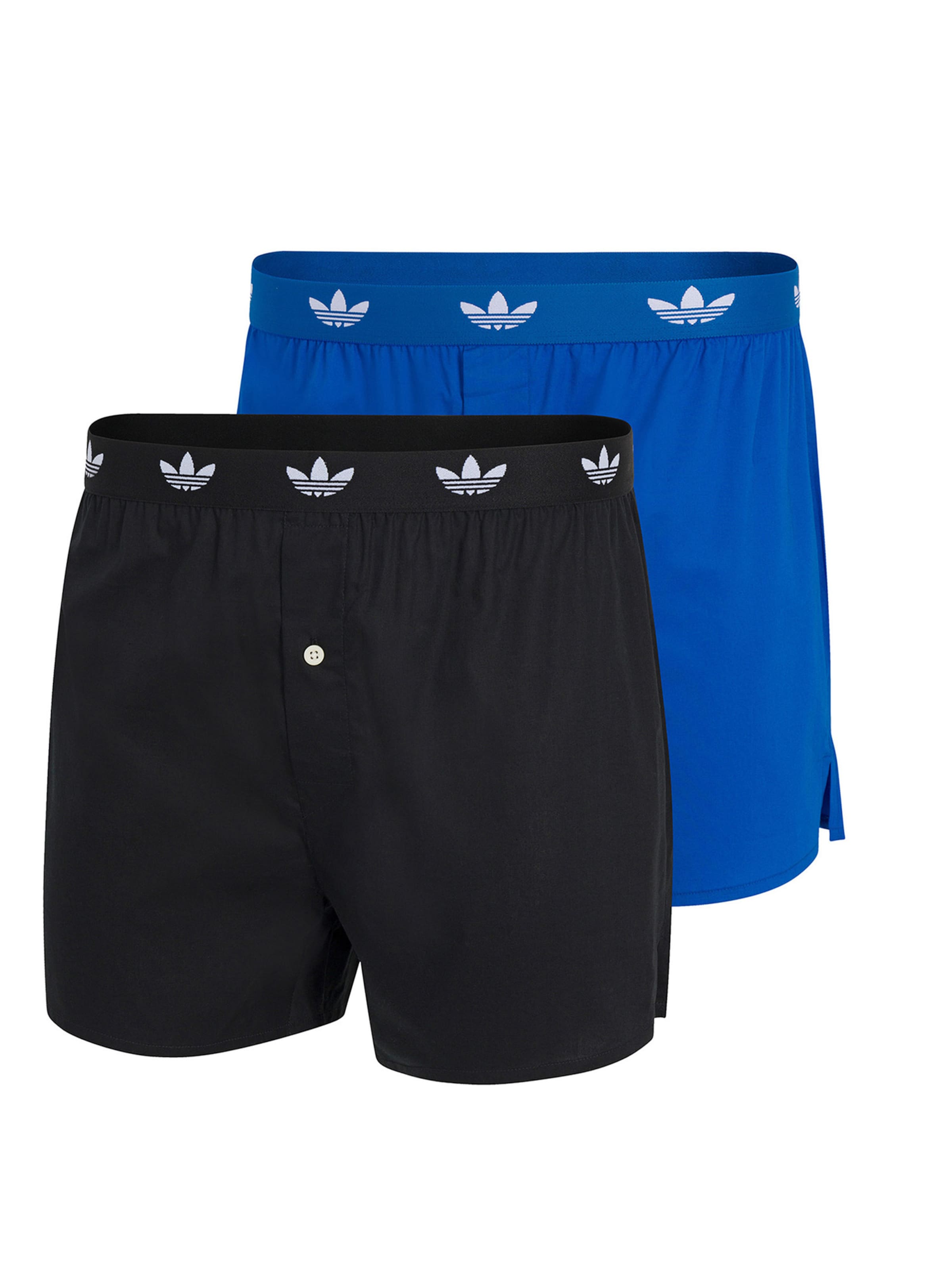 ADIDAS ORIGINALS Boxer shorts ' Comfort Cotton Woven ' in Blue: front