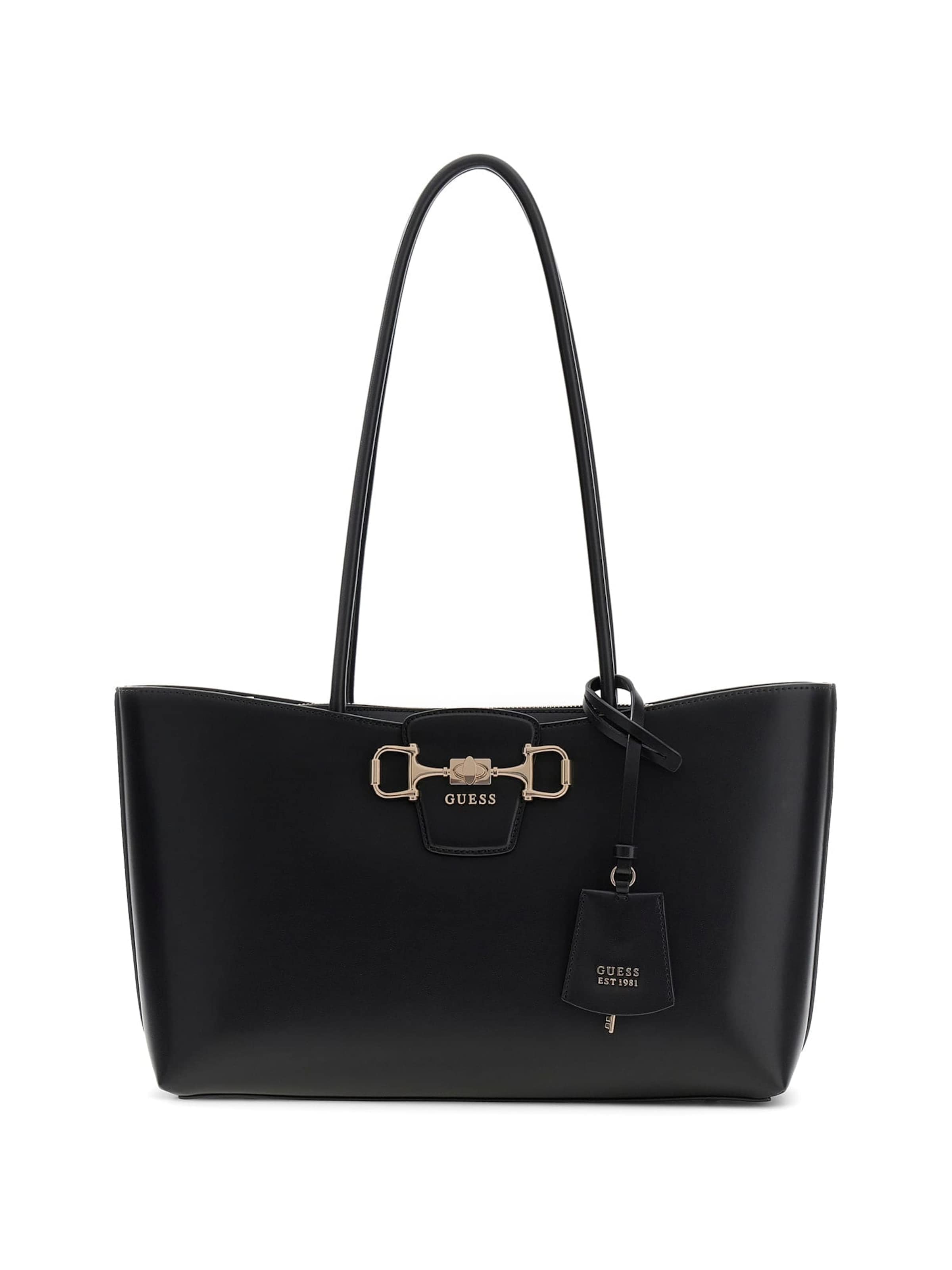 GUESS Shoulder bag 'Janie' in Black: front
