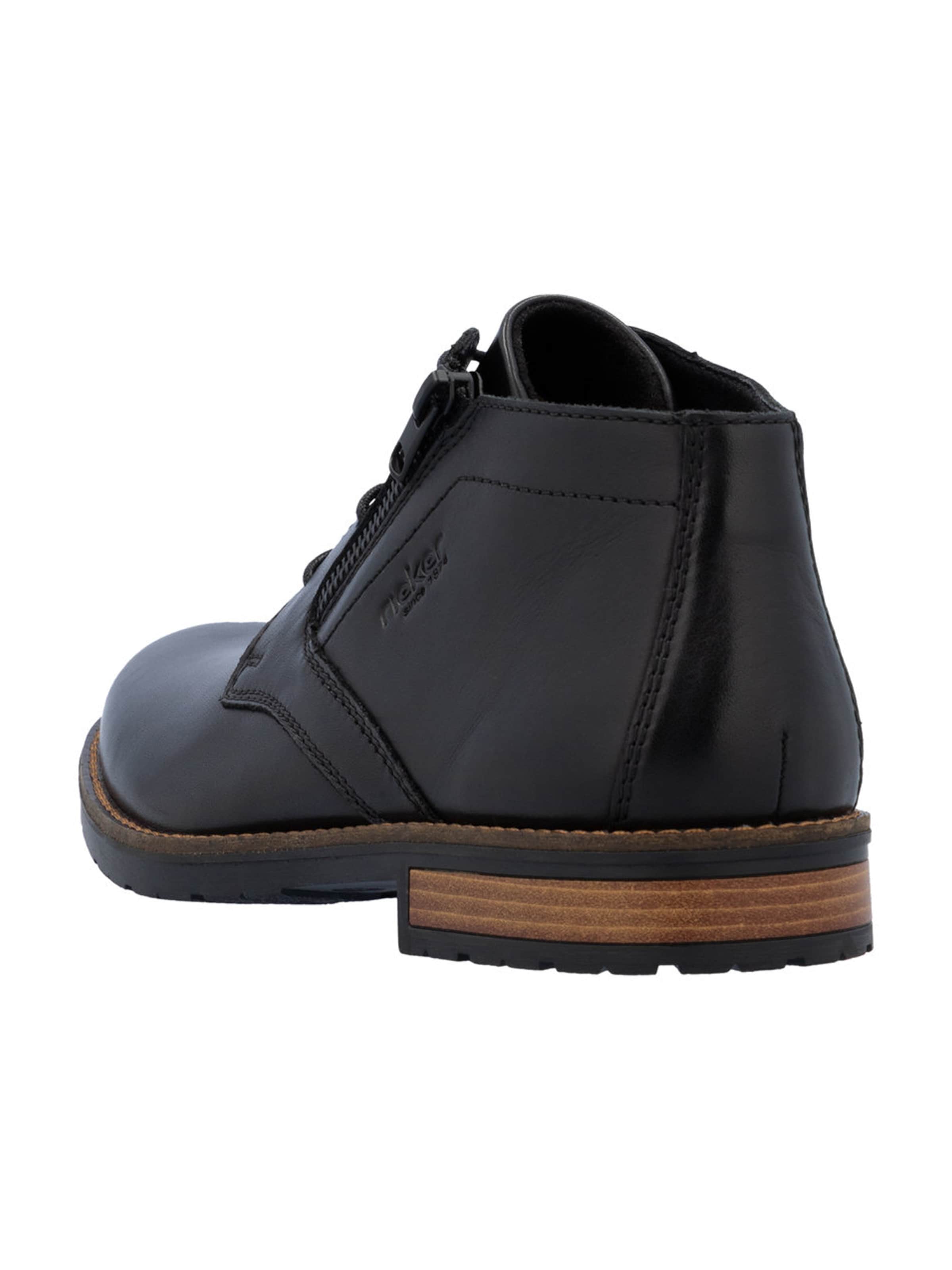 Bottines à lacets Rieker en noir