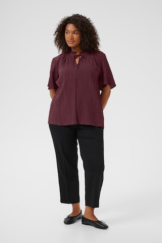Chemisier 'Lisana' KAFFE CURVE en marron