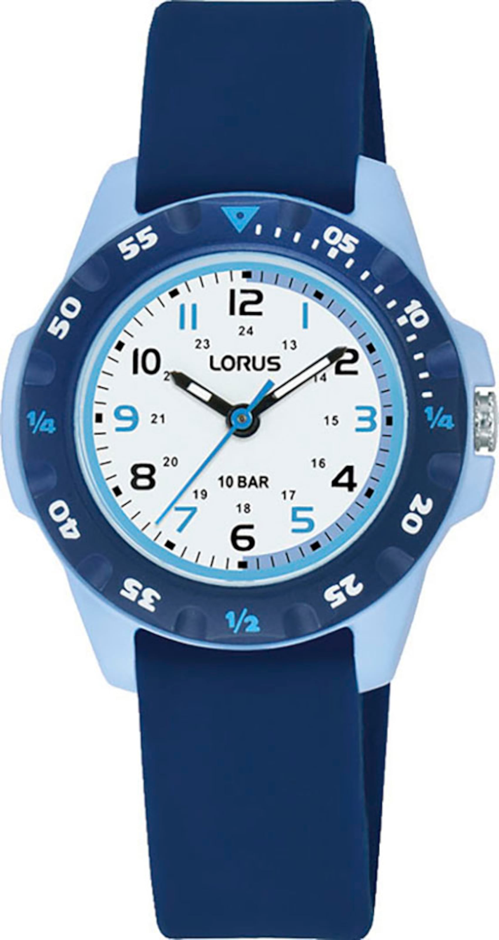 LORUS Analog Watch in Blue: front