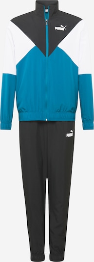 Costum de trening PUMA pe turcoaz / petrol / alb, Vizualizare produs
