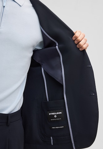 STRELLSON Slim fit Business blazer ' Adwyn ' in Blue