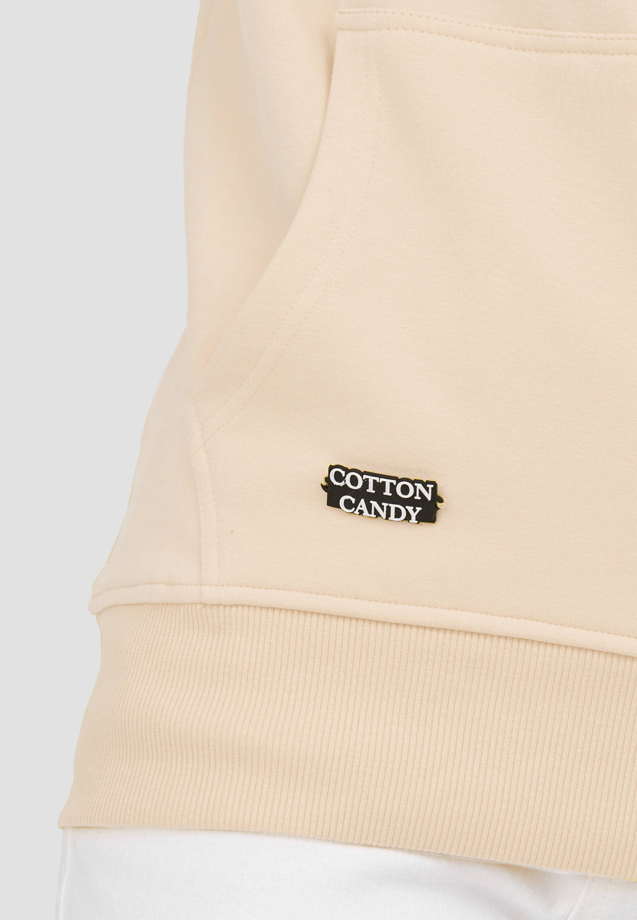 Frauen Sweat Cotton Candy Kapuzensweatshirt 'YAGMUR' in Beige - UT64722 Frauen Sweat Cotton Candy Kapuzensweatshirt 'YAGMUR' in Beige - UT64722