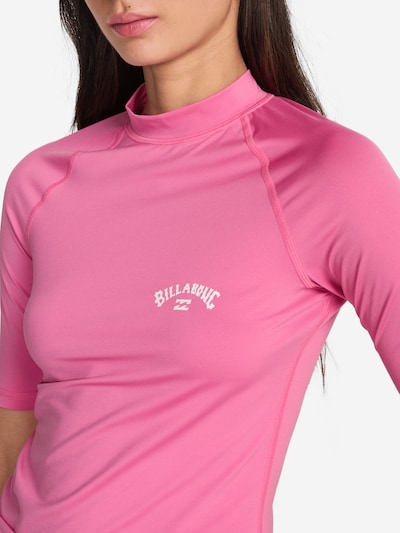 BILLABONG Performance Shirt 'Tropic Surf' in M in Pink / White, Item view