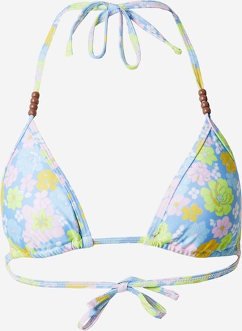 florence by mills exclusive for ABOUT YOU Triangel Bikinitop 'Crystal Waters' in Blau: predná strana