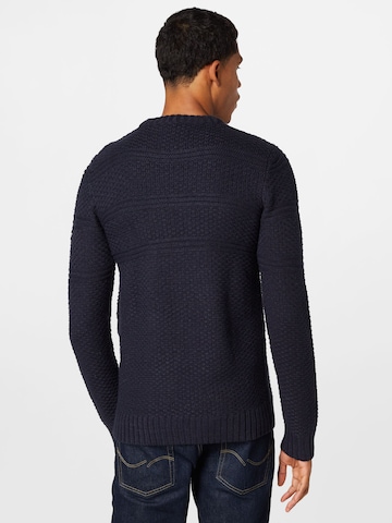INDICODE JEANS Sweater 'Shores' in Blue