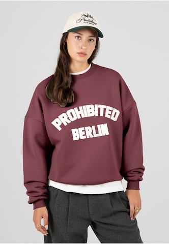 Prohibited Sweatshirt 'Berlin' in Lila