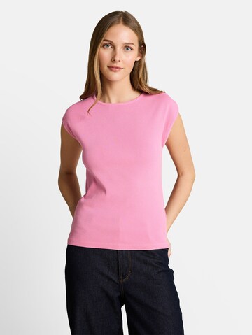 TOM TAILOR DENIM T-Shirt in Pink: Vorderseite