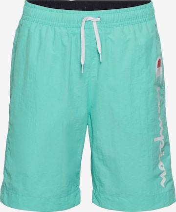 Champion Authentic Athletic Apparel Board Shorts in Green: front