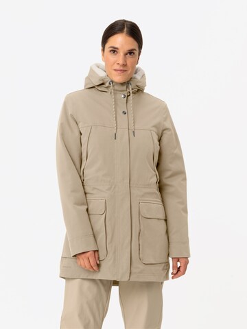 VAUDE Performance Jacket ' W Manukau PR II ' in Beige: front