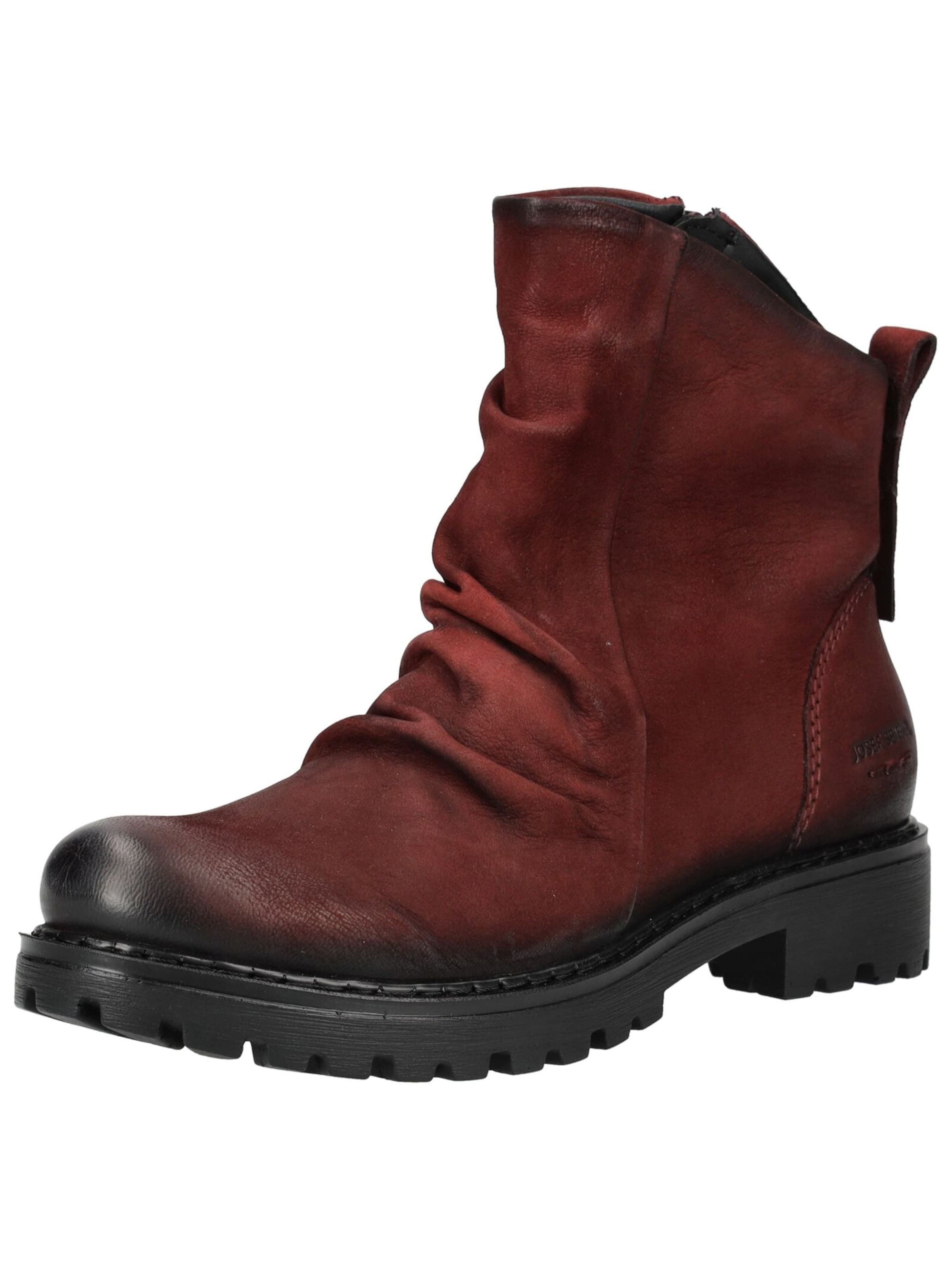Bottines JOSEF SEIBEL en rouge : devant