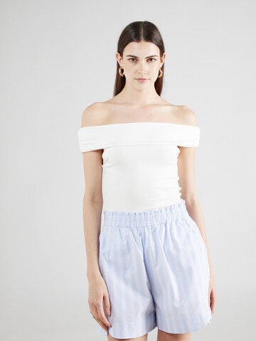 Trendyol Shirt in White: front