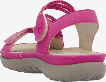 Sandales Rieker en rose