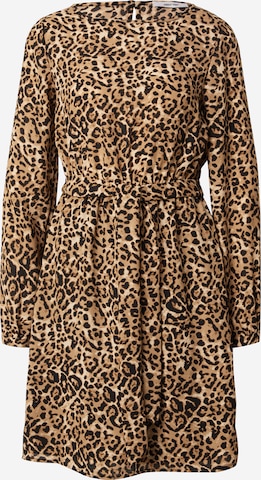 ABOUT YOU Kleid 'Caja' in Braun: Vorderseite