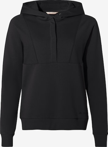 VAUDE Sweatshirt 'Manukau' in Black: front