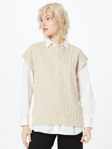 AX Paris Sweater in Beige: front