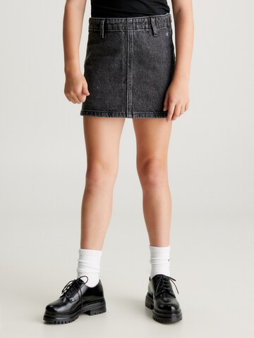 Calvin Klein Jeans Skirt in Black: front